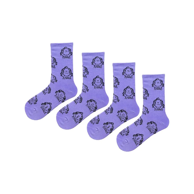 BTK Mid Calf Socks Unisex 4 Pack-15