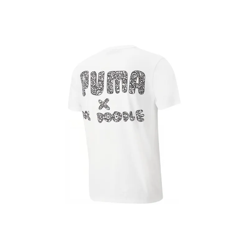 Mr Doodle X PUMA T-Shirts Men White-1