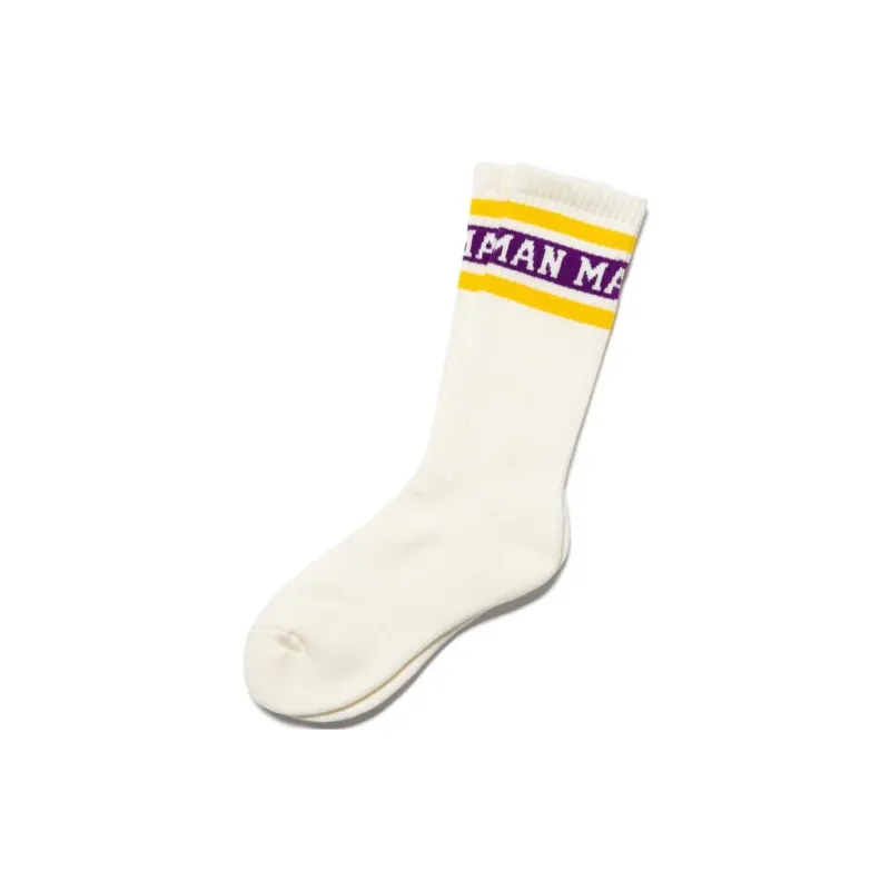 HUMAN MADE Unisex Knee high Socks-4