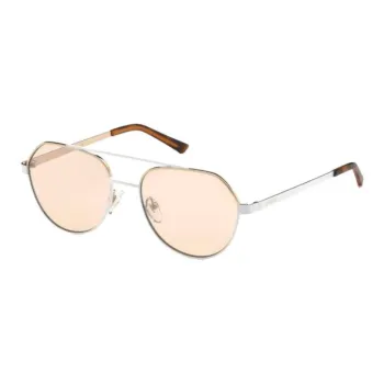 GUESS Metal Aviator Sunglasses Unisex White