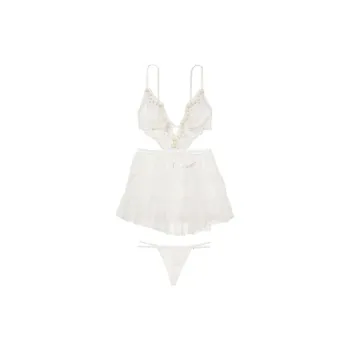 Victoria's Secret Pajama Set Women's White