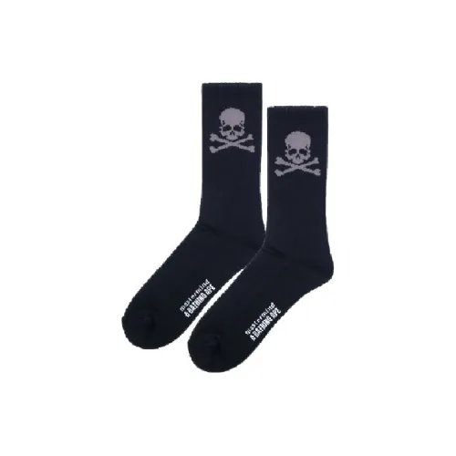 A BATHING APE X Mastermind 11th Anniversary Socks Black