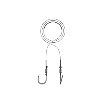 Jiadiaoni Fish Hook High Carbon Steel Fishing Barbless Hook 4 Pair Set, Unisex