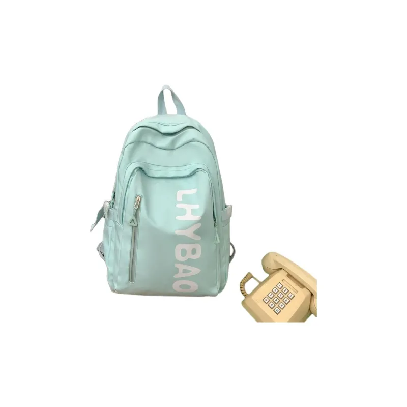 BALANG Nylon Backpack Regular Women's Black/White/Pink/Yellow/Blue-13