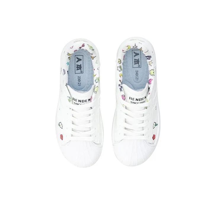Humanism 1986 Thermal Lightweight Height Increasing Low Top Skateboard Shoes Women's Ecru-4