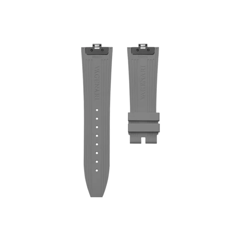 VAGENARI Watch Bands Rubber Strap Compatibility For Jaeger LeCoultre Master Geographic 4520V 5520V 7920V Unisex-13