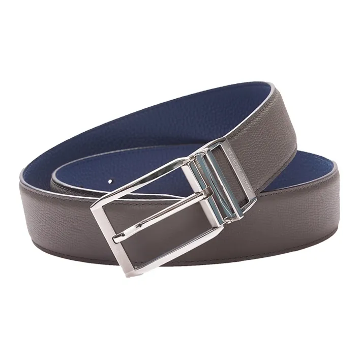 DANIEL HECHTER Fashion Business Formal Cow Leather Belts Men's 3.5cm-0