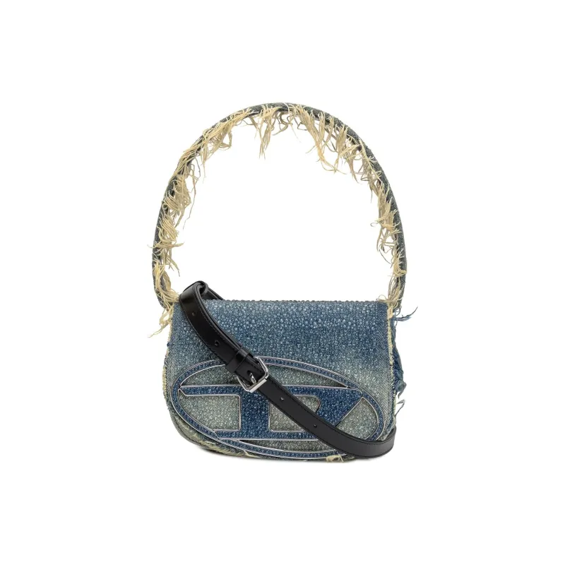 DIESEL 1DR Logo Detailed Shoulder Bag-1