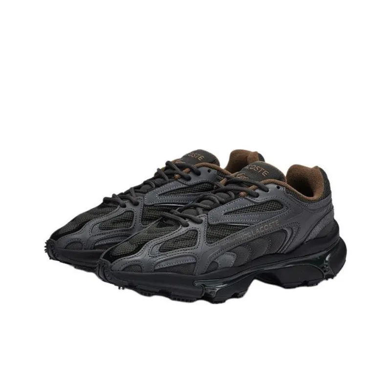 LACOSTE Low Top Casual Shoes Men's Black-3