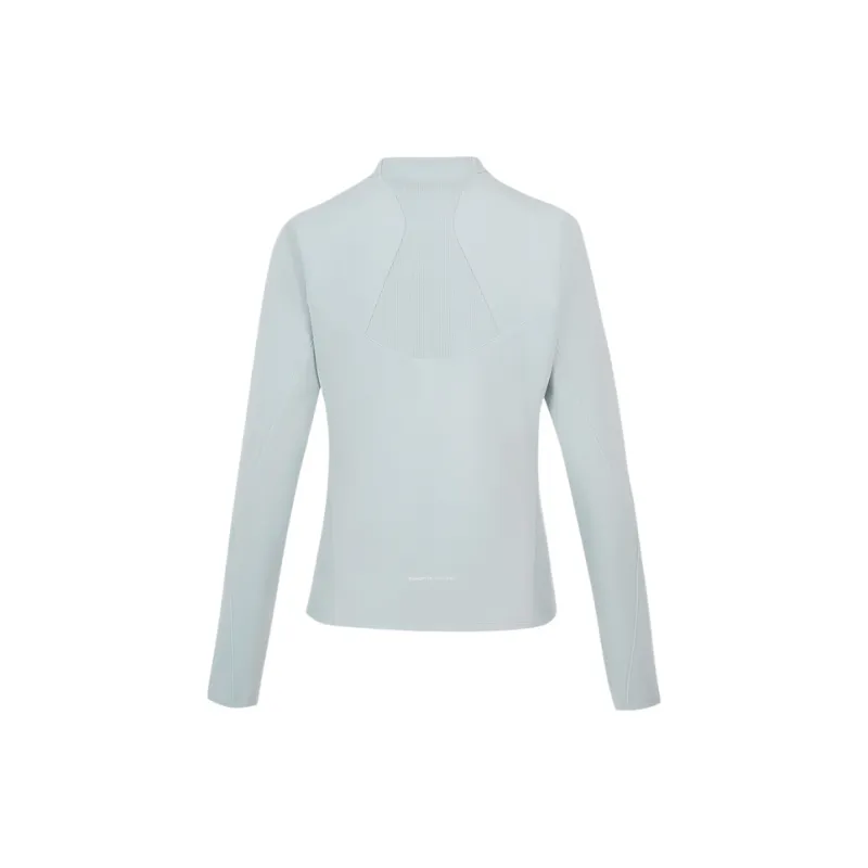 DESCENTE WOMENS TRAINING Collection Knitted Fabric Sports Top Coat Women's-1