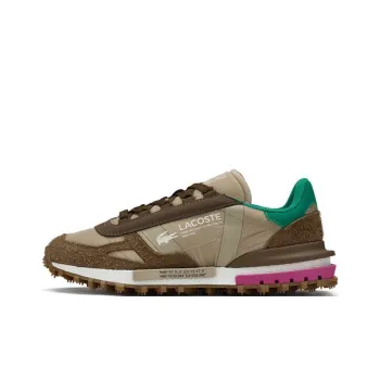 LACOSTE Abrasion Resistant Low Top Casual Shoes Men's Brown