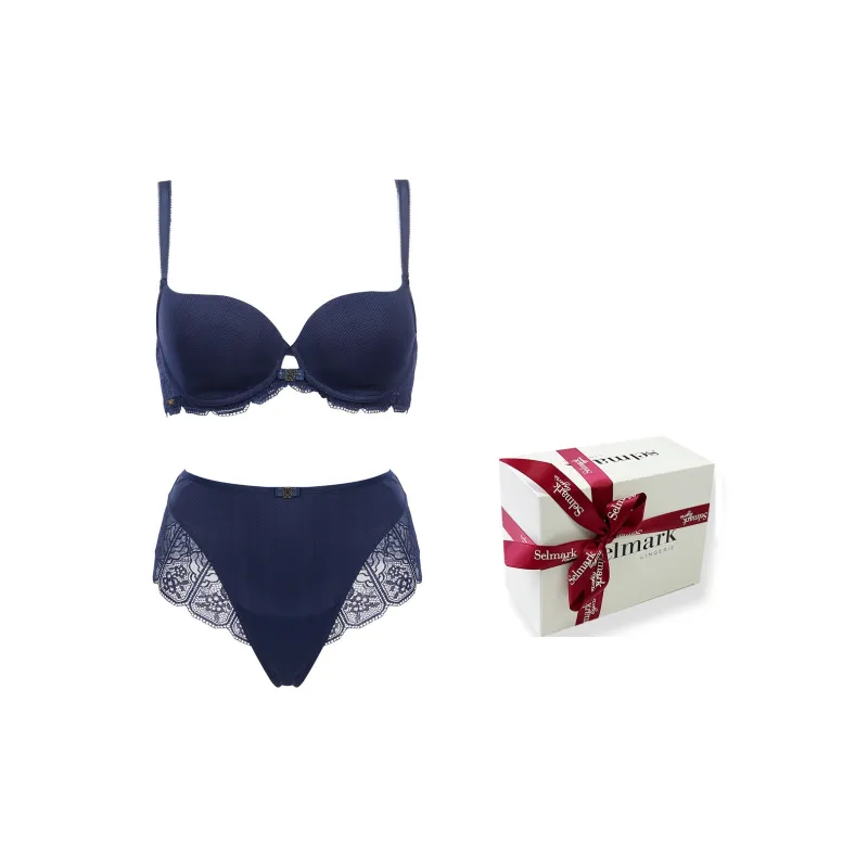 Selmark Underwear Set Women's Solid Color-4