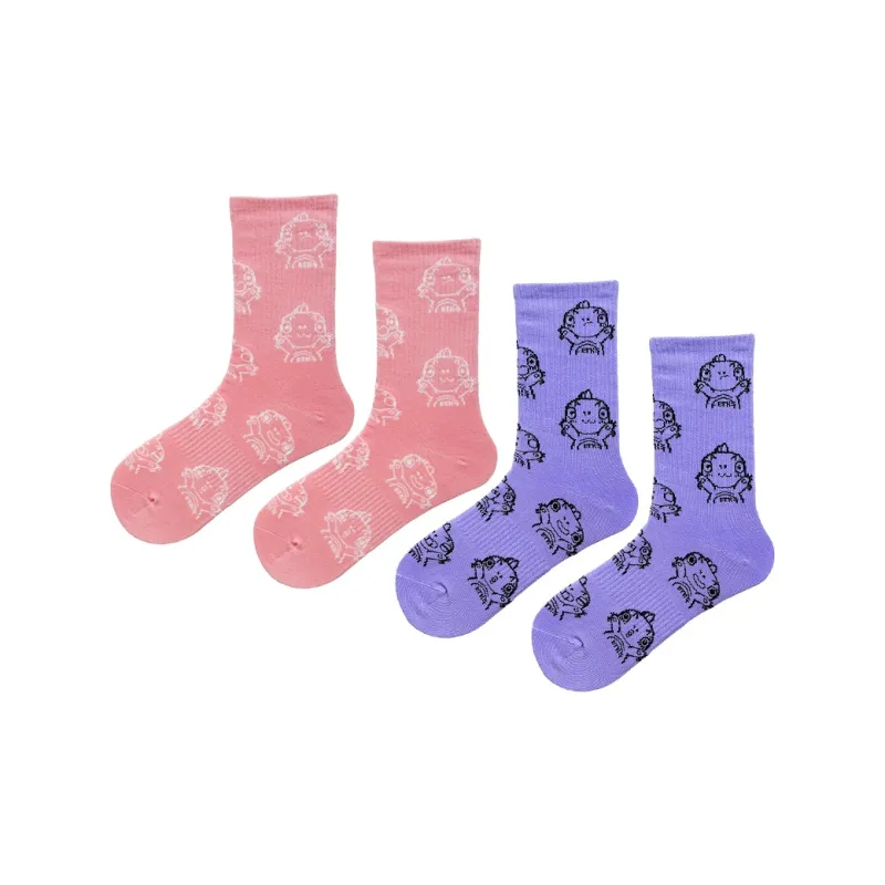 BTK Mid Calf Socks Unisex 4 Pack-24