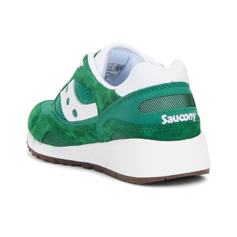 Saucony Shadow 6000 Anti Slip Wear Resistant Low Top Running Shoes Men's Green-3