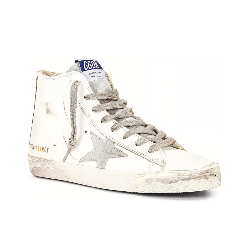 Golden Goose Francy Silver Star White Silver Women's-2