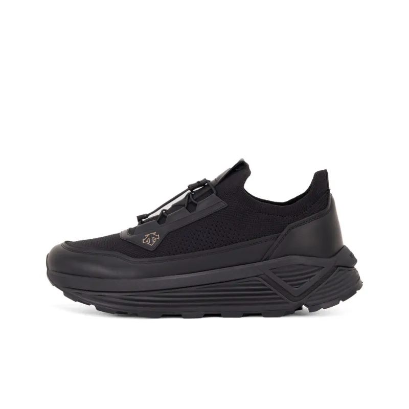DESCENTE Abrasion Resistant Low Top Casual Shoes Men's Black-0