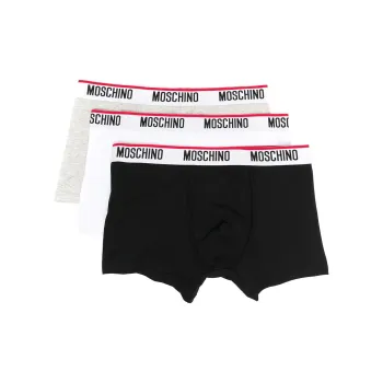 MOSCHINO Logo Waistband Two Pack Boxers