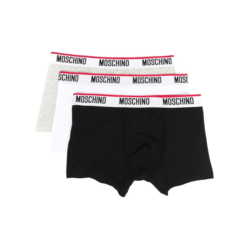 MOSCHINO Logo Waistband Two Pack Boxers-0