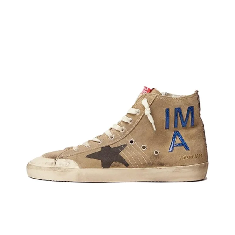 Golden Goose Francy Stylish Skateboarding Shoes Men's Brown Old-fashioned-0