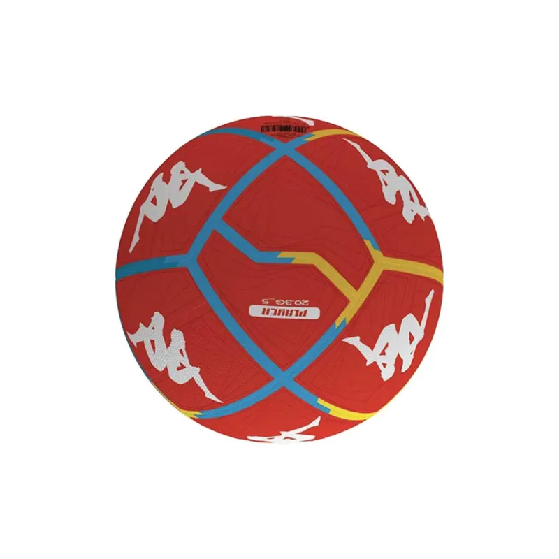 Kappa Size 4 Size 5 Soccer PU Unisex Red - Yellow Blue Stripes-2
