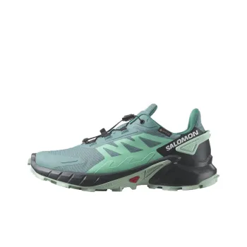 SALOMON Supercross 4 Cushioning Wear Resistant Low Top Running Shoes Women's Green