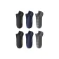 6 Pack (2 Dark Gray+2 Black+2 Navy Blue)