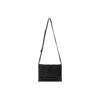 Yohji Yamamoto Cow Leather Crossbody Bag Shoulder Bag Men's Black