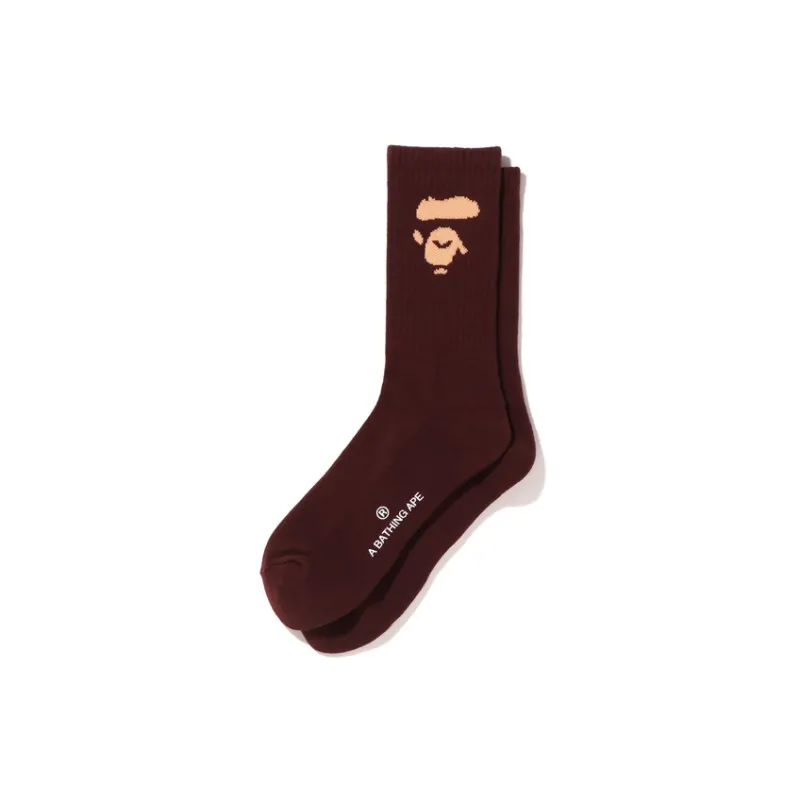 A BATHING APE FW22 Mid Calf Socks All Unisex-1