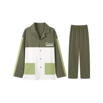 Lan Miao Pajama Set Men's Green Shades