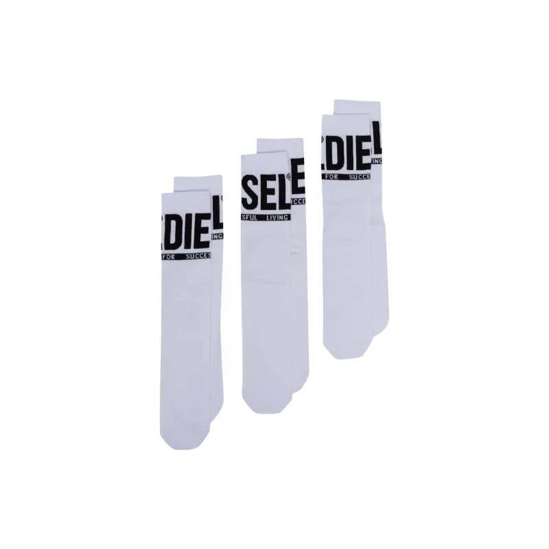 DIESEL Skm Ray Logo jacquard Socks Pack Of Three-5