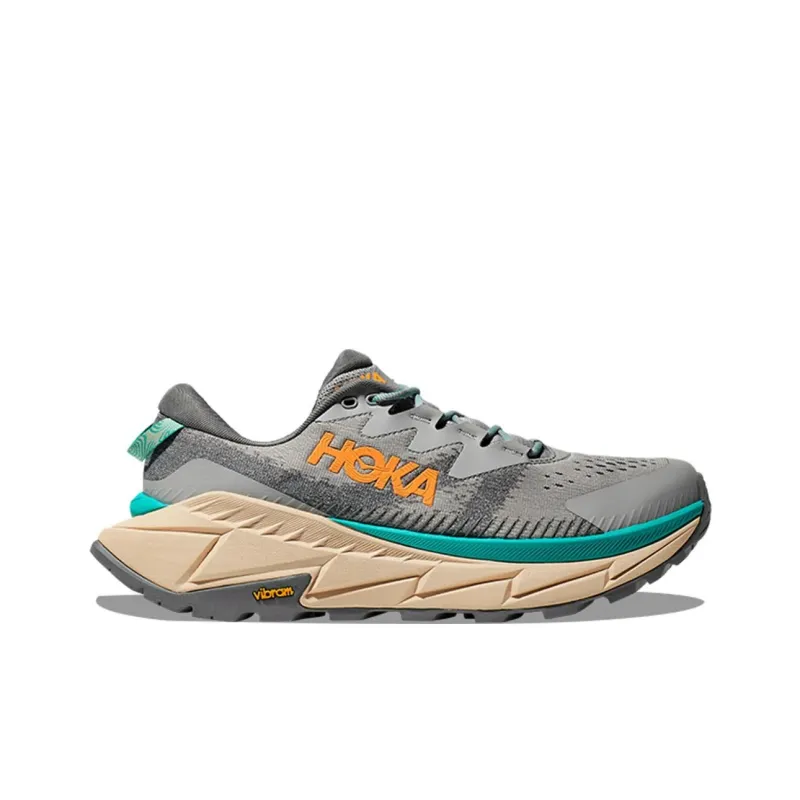 HOKA ONE ONE SKYLINE-FLOAT X Collection Anti-Slip Wear-Resistant Low-Top Trekking Shoes Men's Gray-1