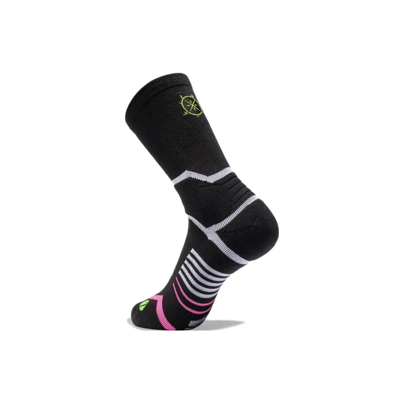 LiNing SS23 Mid Calf Socks Men's 1 Pack Black-1