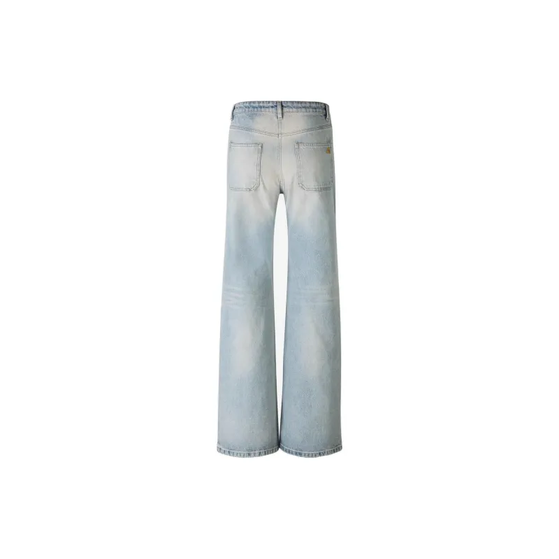 COURREGES Multiflex Denim Baggy Pants 'Light Blue Wash'-1