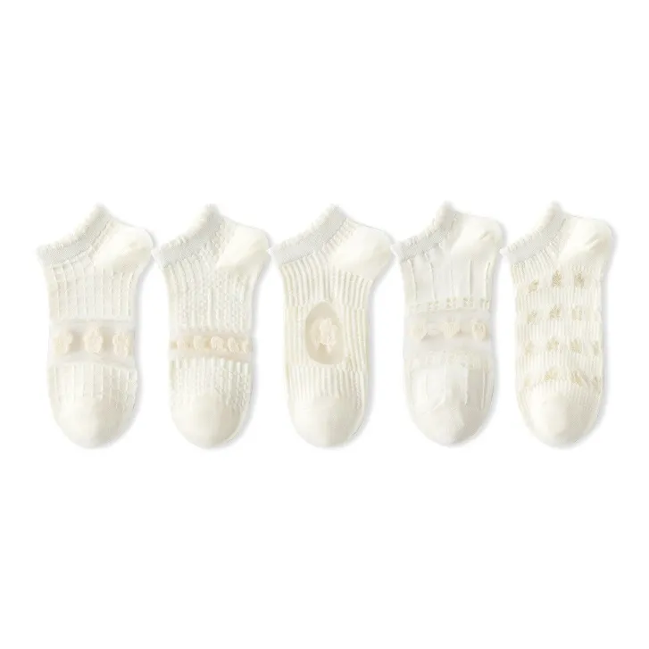 Caramella No Show Socks Women's 5 Pack-0
