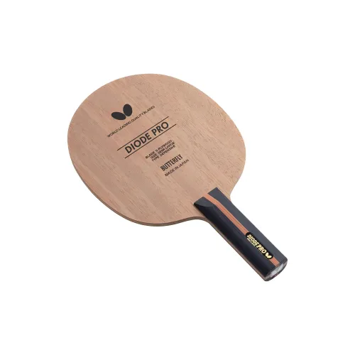 Butterfly All Wood Ping Pong Paddles Slicing Suitable Playing Style Unisex Shakehand Grip Black Brown