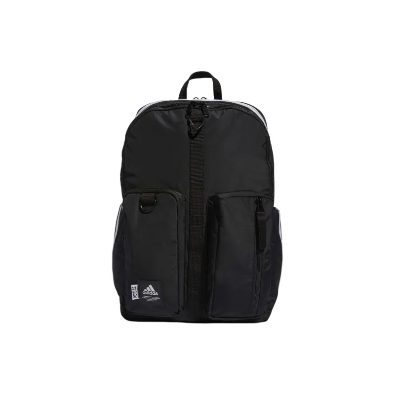 Adidas Iconic 3 Stripes Backpack Black/White-0