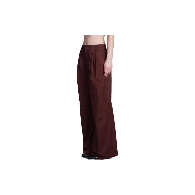 Lemaire Mid Rise Pleated Wide Leg Pants-2