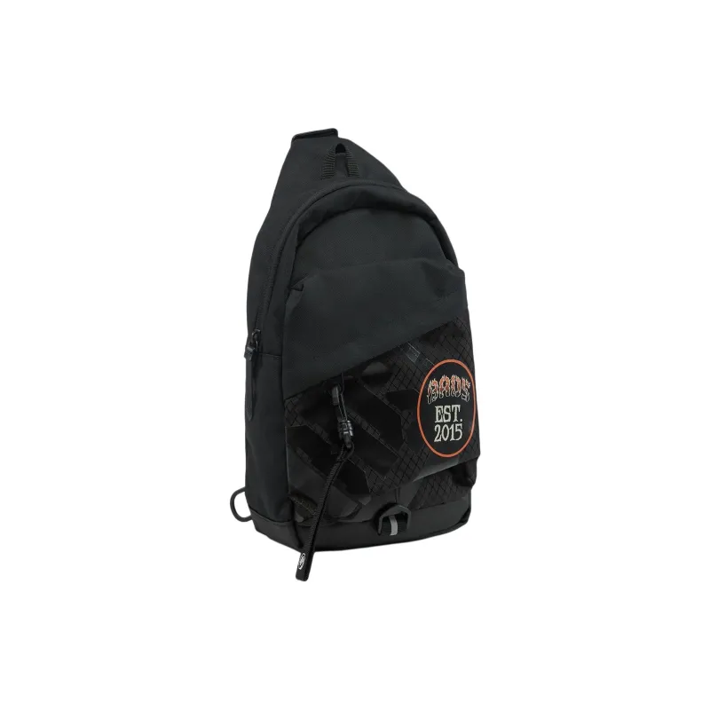 LiNing Basketball Collection Polyurethane With Polyester Sling Bag, Crossbody Bag, Shoulder Bag Regular Unisex Black-2