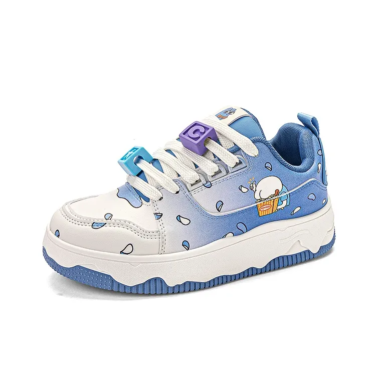 Pepe The Frog Skateboard Shoes Unisex Low Top Classic Black White/Pearl Beige/Tangerine/Ocean Blue/Mismatched-18