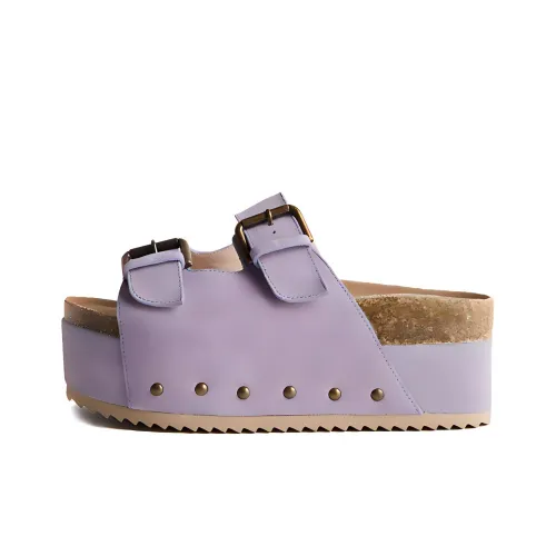 FREE PEOPLE Slide Slippers Women's Light Purple