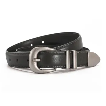AOKANG Cow Leather Belts Women's Multiple Colors Width 2.4cm
