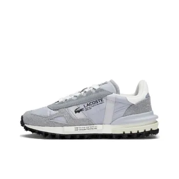 LACOSTE Low Top Casual Shoes Women's Light Gray