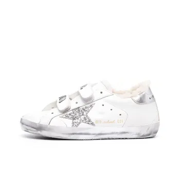 Golden Goose Stylish Skateboarding Shoes Women's White