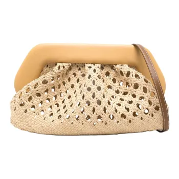 Themoirè Bios Raffia Crossbody Bag
