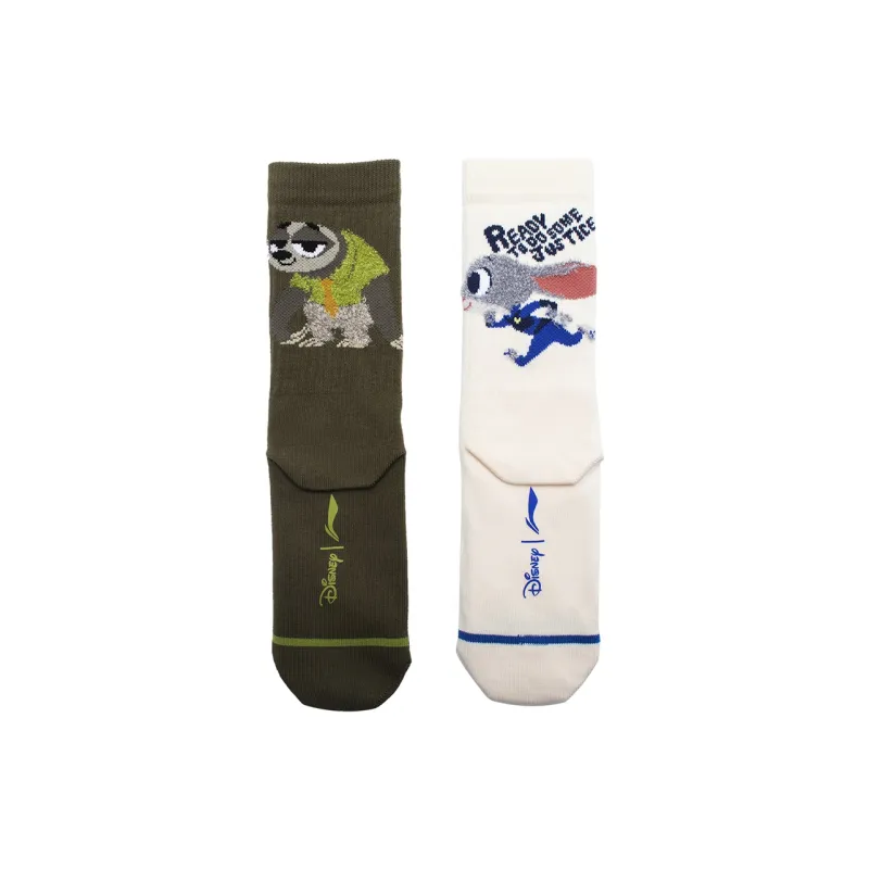 LiNing x Disney SS23 Mid Calf Socks Unisex 2 Pack-1