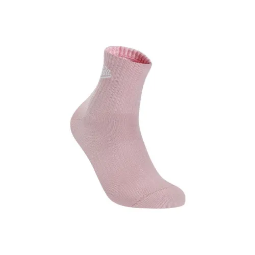 FILA FUSION INLINE Mid-Calf Socks Women's 1 Pack Cherry Blossom Light Pink