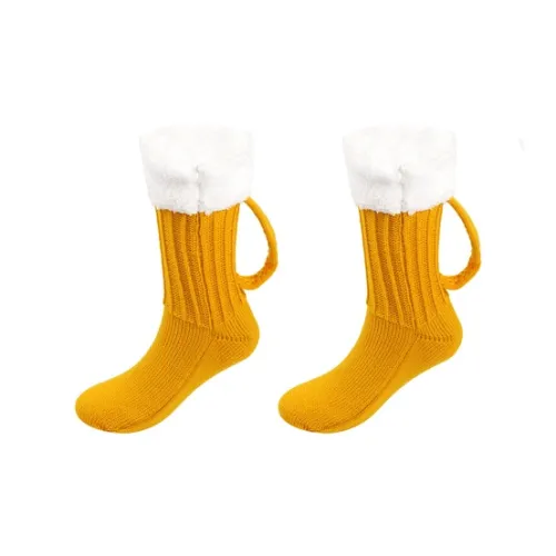 Woven Pear Unisex Mid-Calf Socks