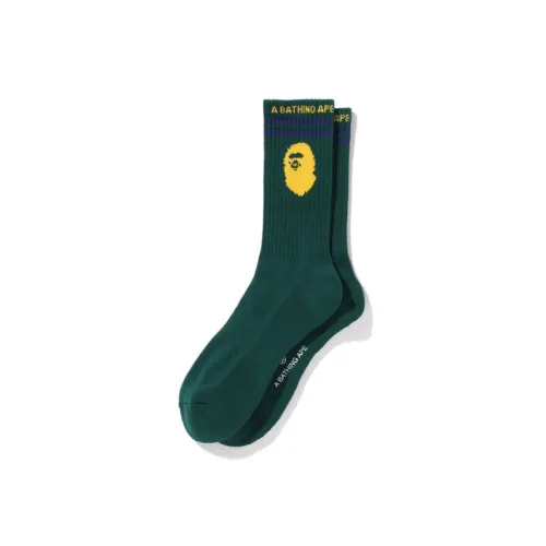 A BATHING APE Men Mid-Calf Socks