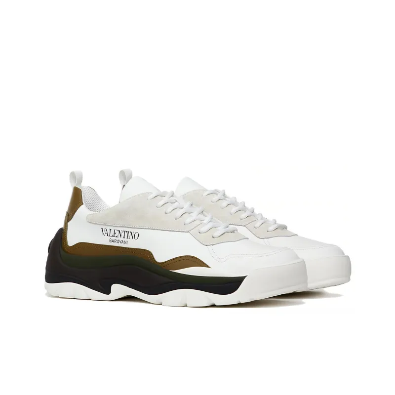 Valentino Gumboy Low Top Casual Shoes Men's White-2
