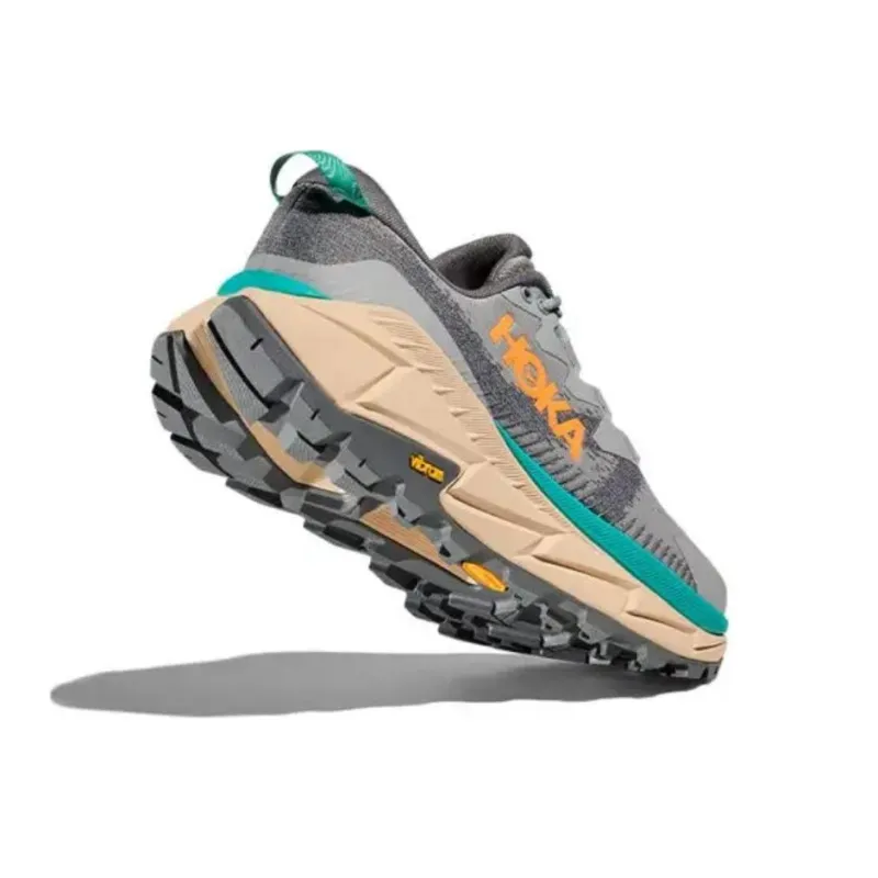 HOKA ONE ONE SKYLINE-FLOAT X Collection Anti-Slip Wear-Resistant Low-Top Trekking Shoes Men's Gray-5
